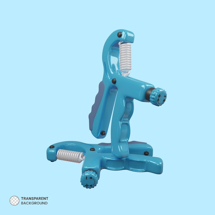 PSD Gratis hand grip gym equipment icon isolated 3d render illustration