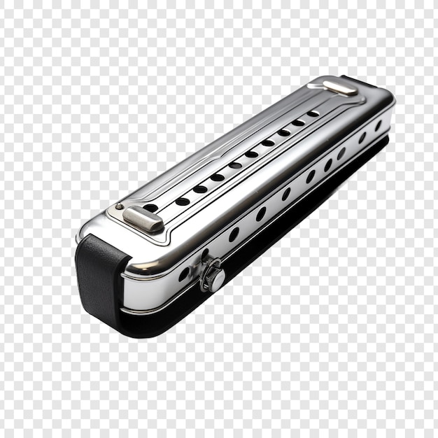 Harmonica geïsoleerd op transparante achtergrond