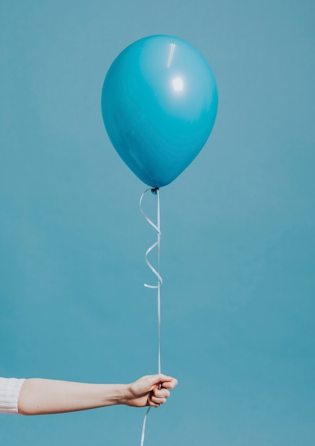 Heliumballon aan een touwtje