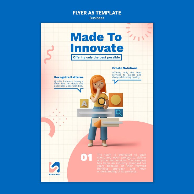 PSD gratuito hermosa plantilla de personajes en 3d