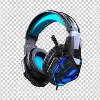 PSD gratuito hermosos auriculares de juego aislados en un fondo transparente