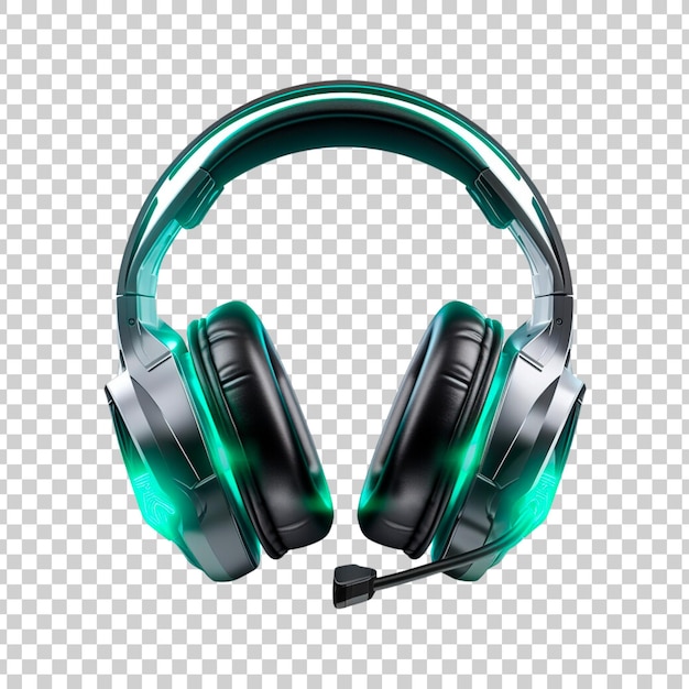 PSD gratuito hermosos auriculares de juego aislados en un fondo transparente