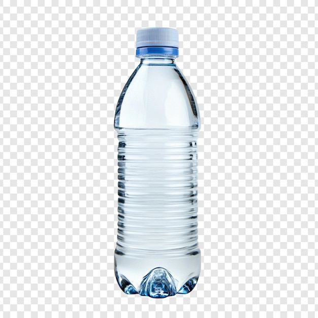 Hidratación refrescante de agua embotellada en el camino