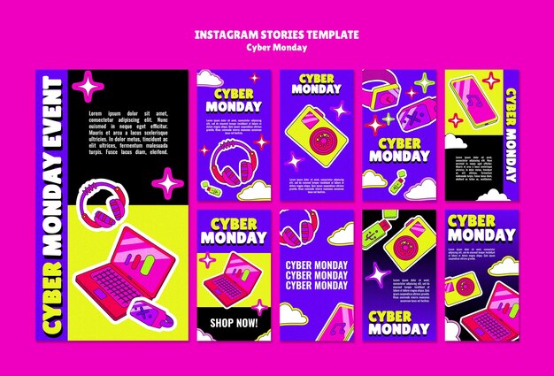Las historias de Instagram del lunes cibernético
