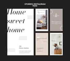 Gratis PSD home design instagram verhalen