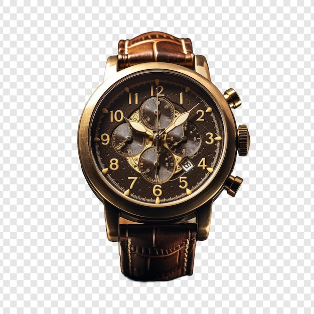 Gratis PSD horloge geïsoleerd op transparante achtergrond