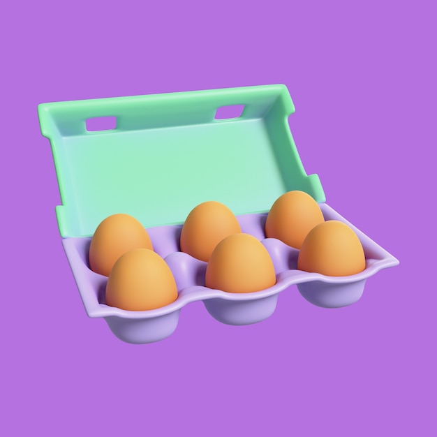 PSD gratuito huevos de personaje de pastelero