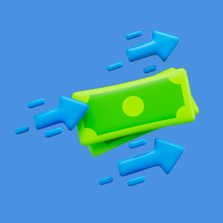 PSD gratuito icon 3d de las finanzas y la moneda