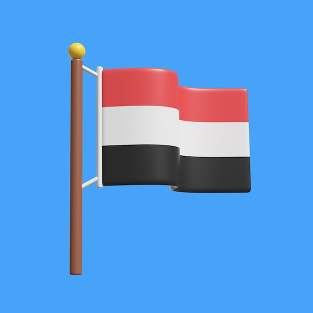 Gratis PSD icon van de vlag van egypte