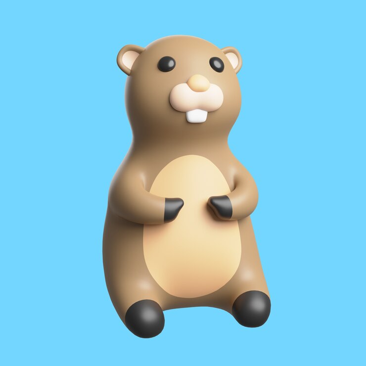 PSD gratuito icona 3d con animale acquatico