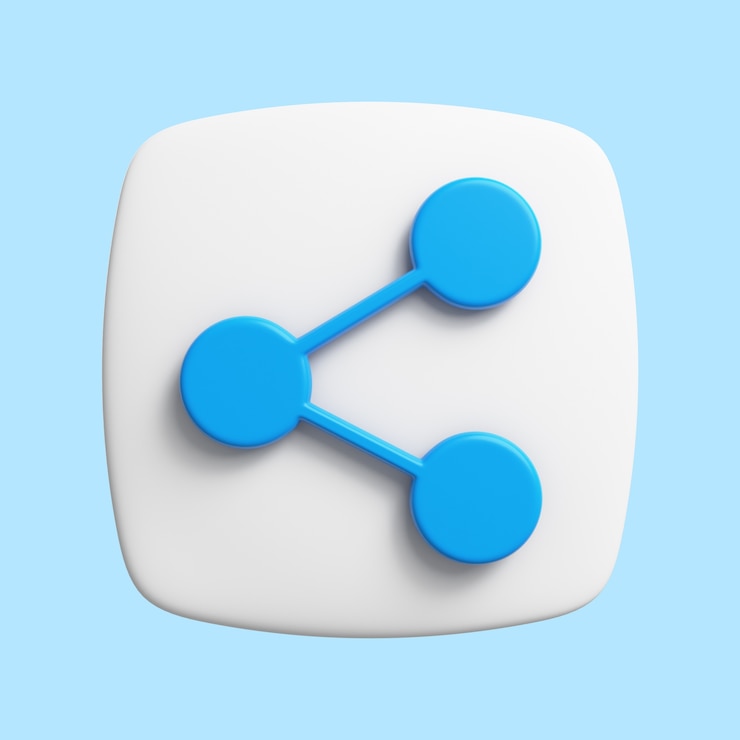 PSD gratuito icona 3d per l'app dei social media