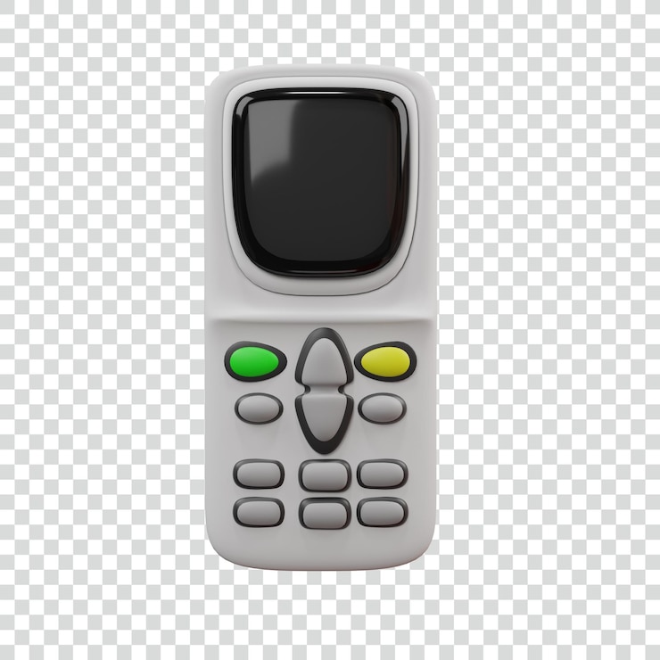 PSD gratuito icona del telecomando del condizionatore d'aria illustrazione di rendering 3d isolata