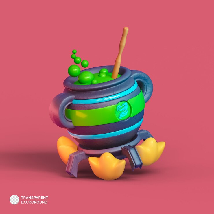 PSD gratuito icona del vaso di pozione illustrazione di rendering 3d isolata
