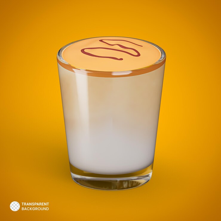 PSD gratuito icona della tazza di caffè illustrazione di rendering 3d isolata