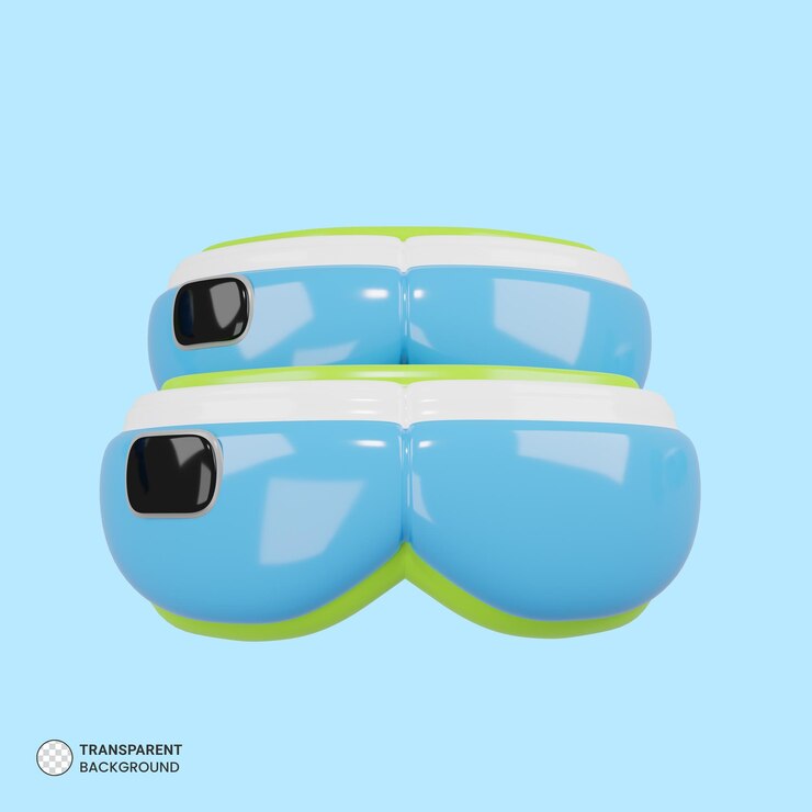 PSD gratuito icona di occhiali da sole isolato rendering 3d illustrazione
