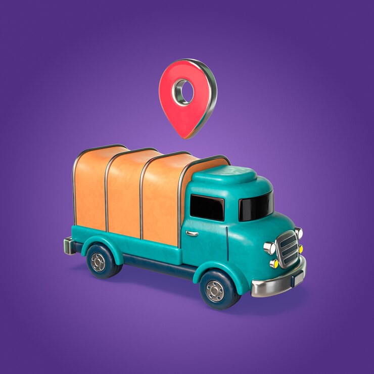 Gratis PSD iconenpakket voor 3d-truck