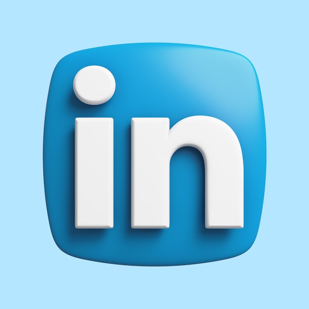 icono 3d para la aplicación de redes sociales