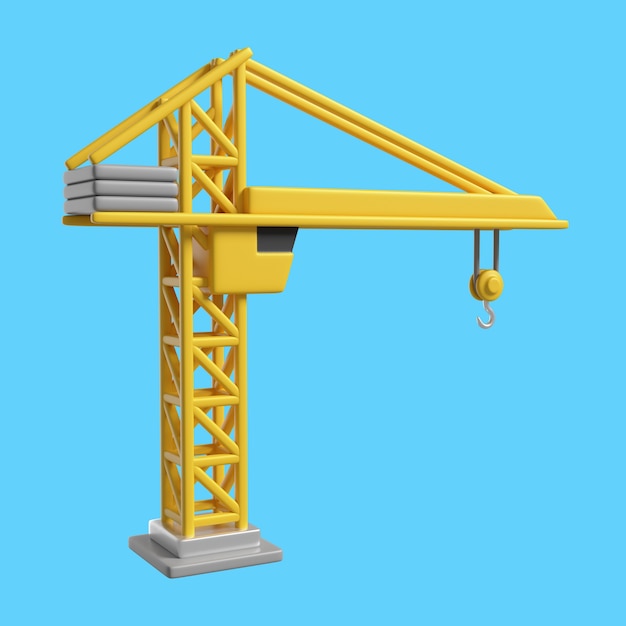 icono 3d para el campo de la construcción