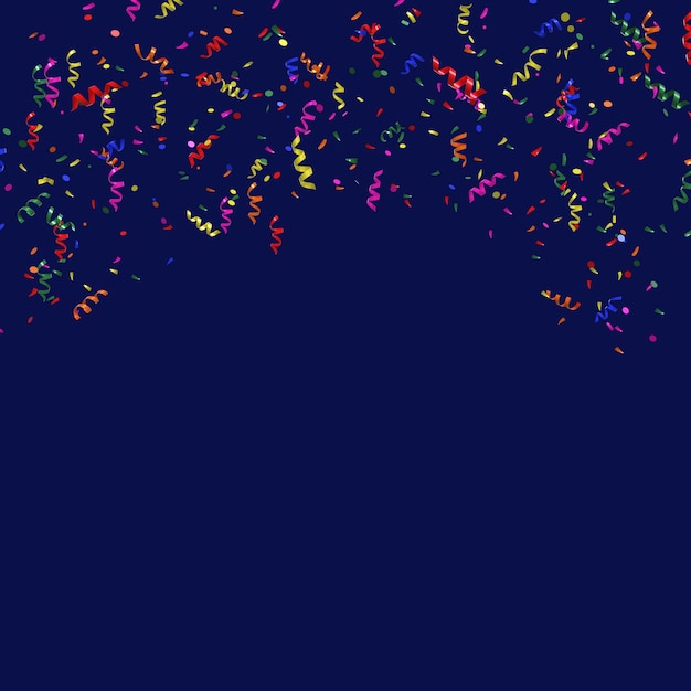 icono 3d para el carnaval brasileño con confeti