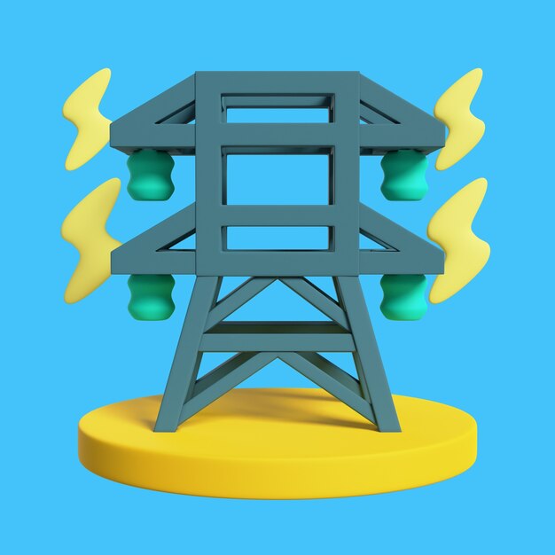 icono 3d para la ecología ambiental