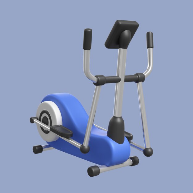 icono 3d para gimnasio y ejercicio