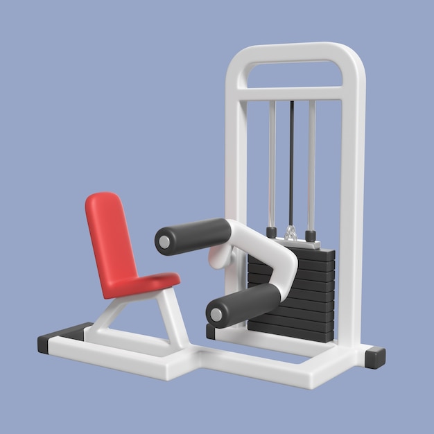 PSD gratuito icono 3d para gimnasio y ejercicio