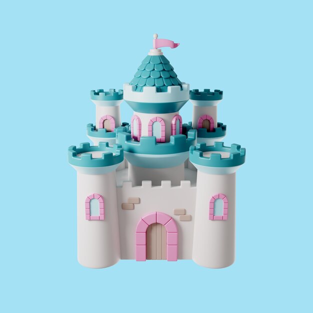 icono 3d para inspiración de cuento de hadas