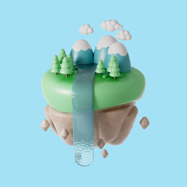 icono 3d para inspiración de cuento de hadas