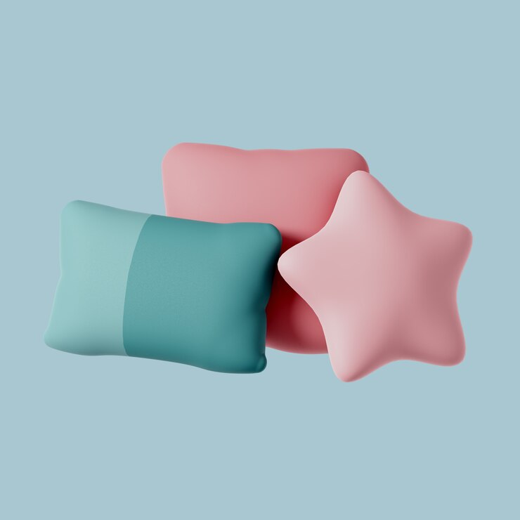 PSD gratuito icono 3d de muebles con almohadas
