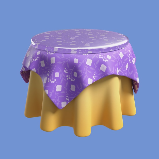 PSD gratuito icono de ancianos 3d con mesa