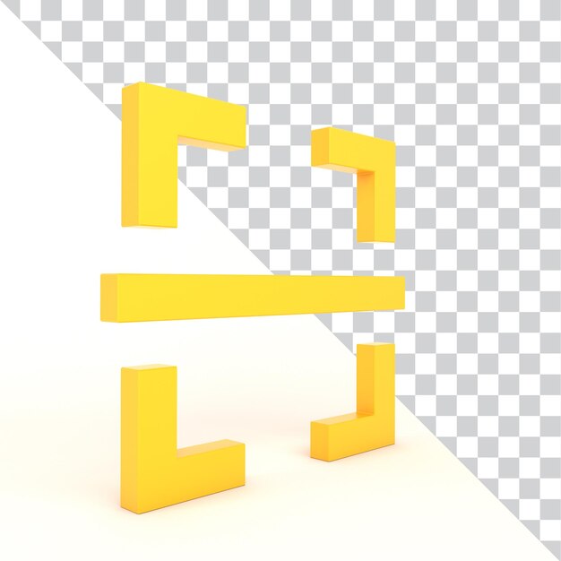 Icono de escaneo Lado izquierdo