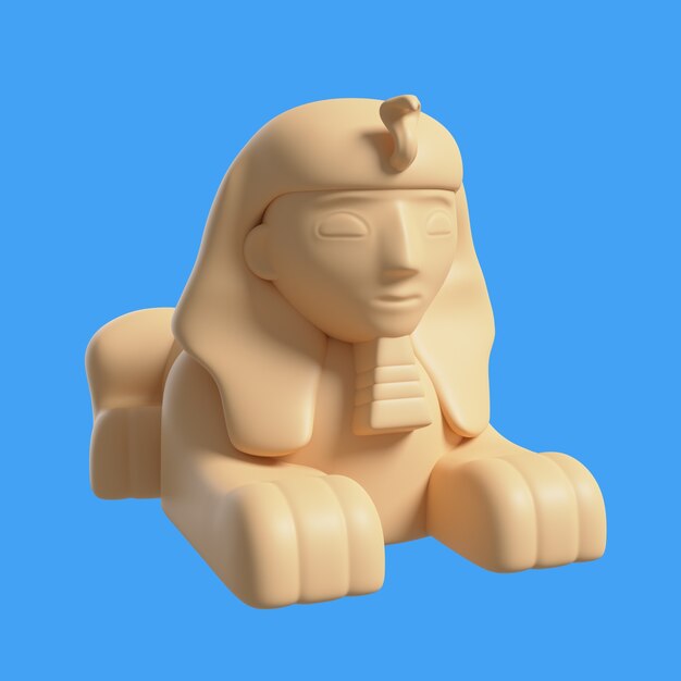 El icono de la esfinge de Egipto
