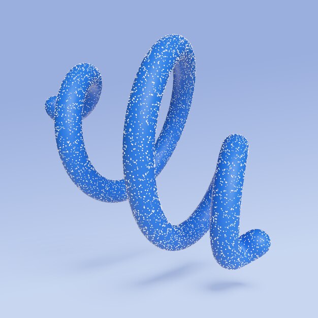 Icono de forma de fluido abstracto en 3D