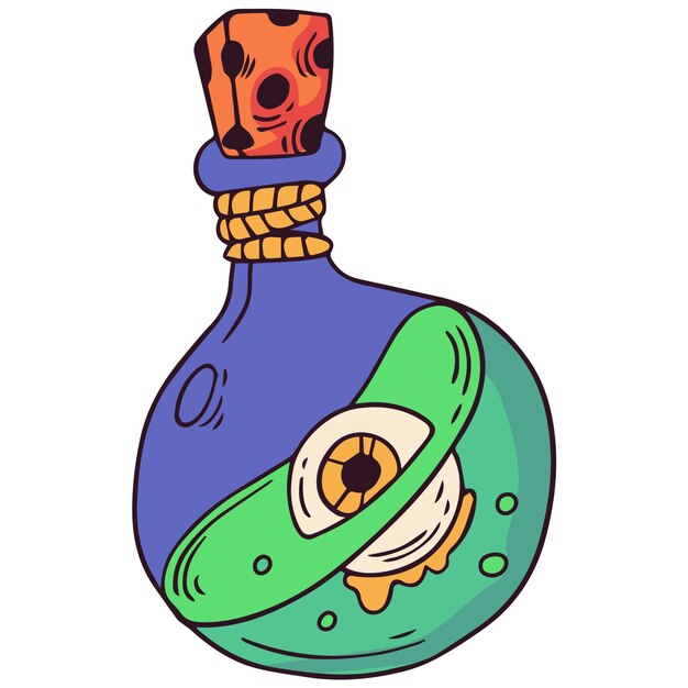 El icono de Halloween aislado