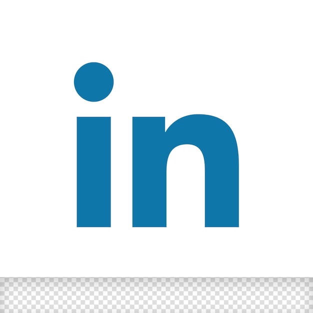 El icono del logotipo de LinkedIn es editable