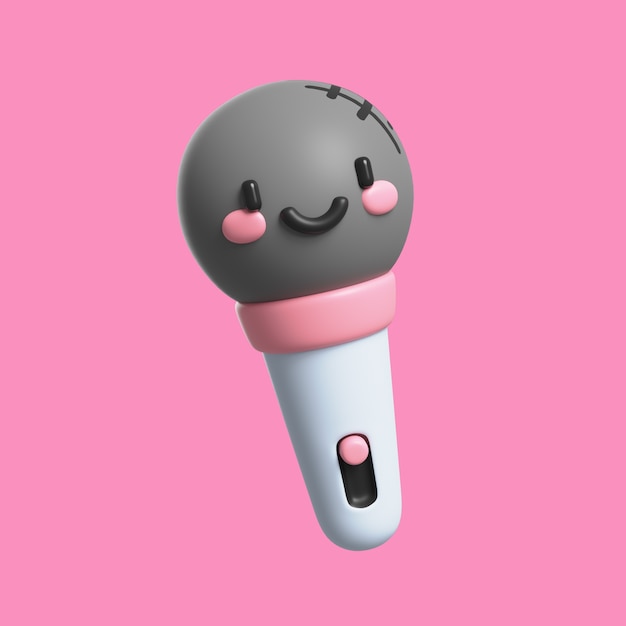 PSD gratuito icono de objeto 3d kawaii