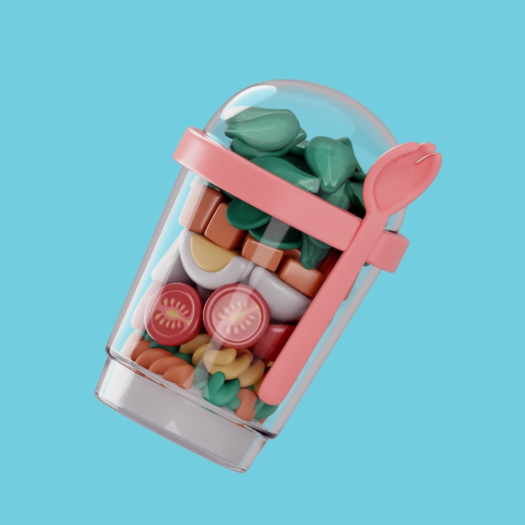 Icono de rutina saludable en 3D