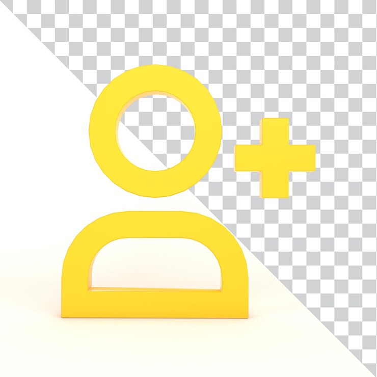 PSD gratuito icono de signo de perfil de usuario lado frontal
