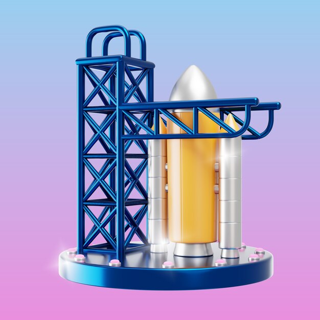 Icono de la tecnología espacial