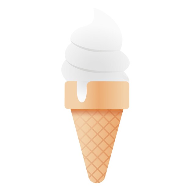 Icono de verano en gradiente