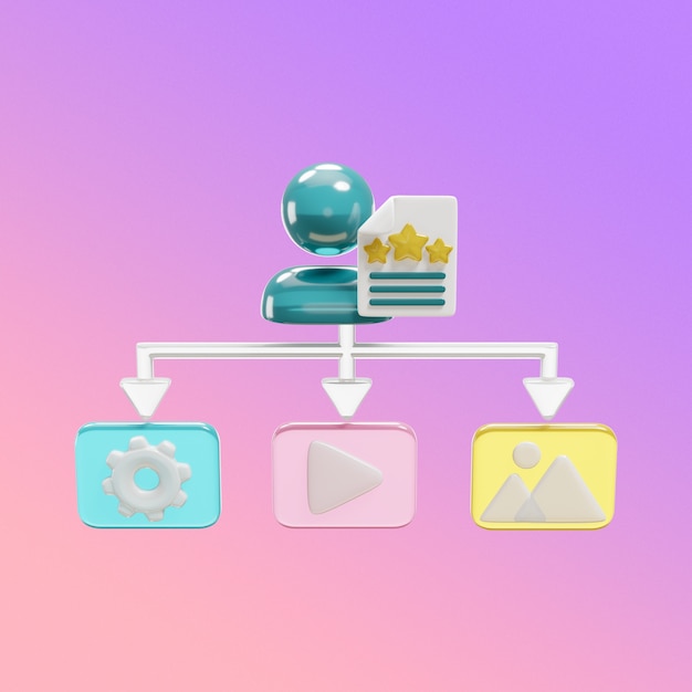 Icono de vidrio de comercialización