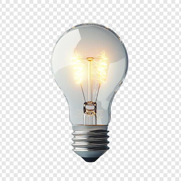 Ideas iluminadoras Una bombilla brillante que representa la innovación y el brillo