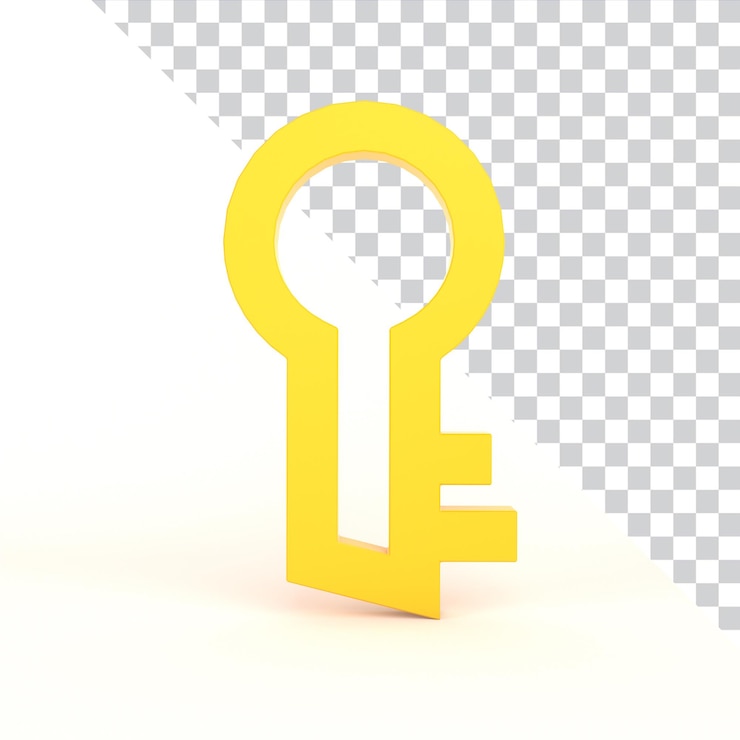 PSD Gratis ikon kunci