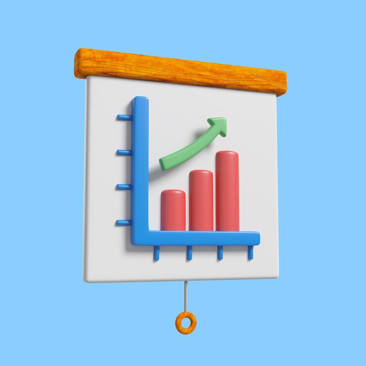 PSD Gratis ikon tiga dimensi elemen infografis