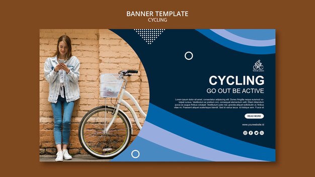 Il ciclismo esce dal modello di banner attivo