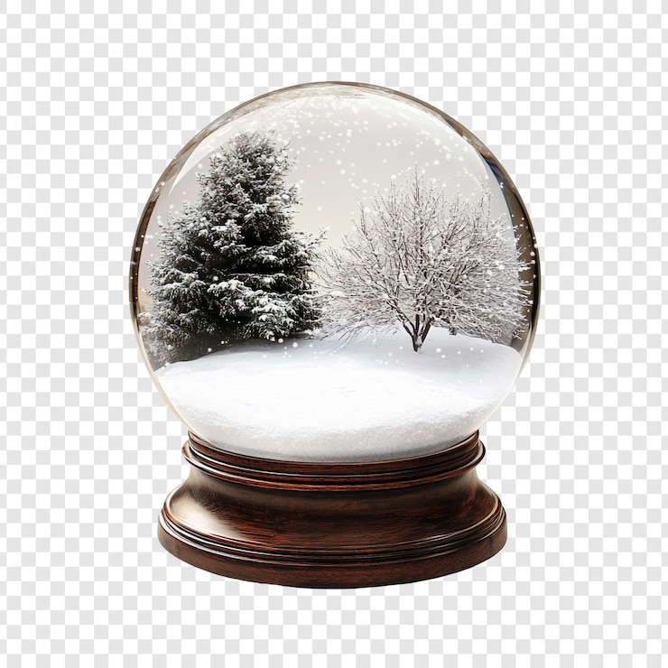 PSD gratuito il paese delle meraviglie invernali una scena natalizia festiva