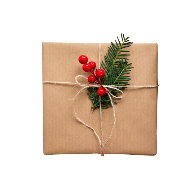 Il regalo di Natale isolato.