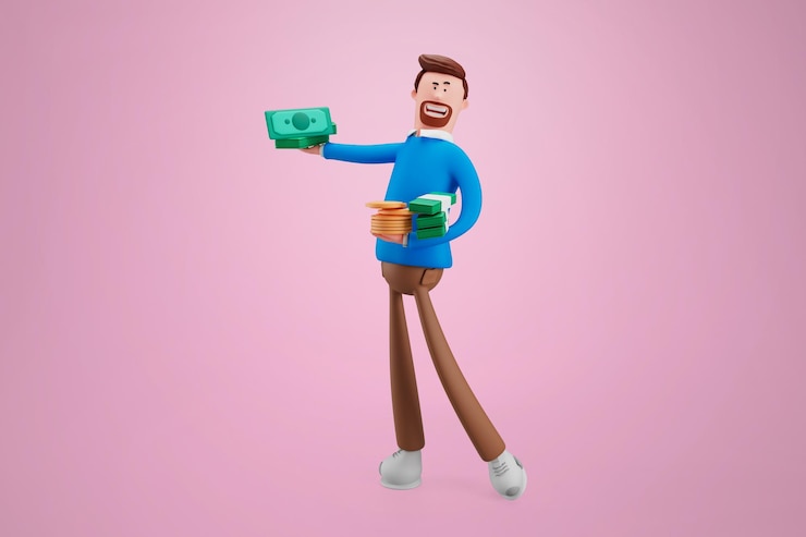Gratis PSD illustratie van een zakenman