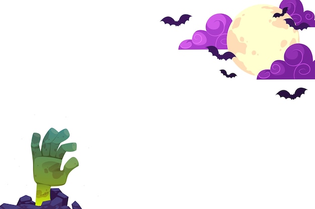 Gratis PSD illustratie van het halloween-element