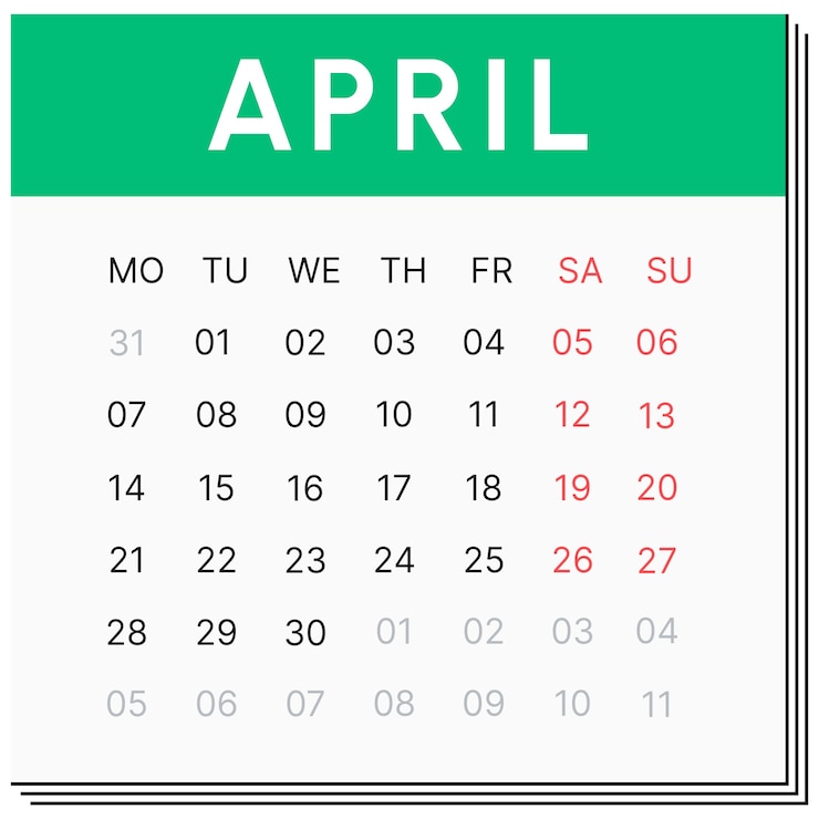 PSD gratuito illustrazione del calendario mensile per il 2025